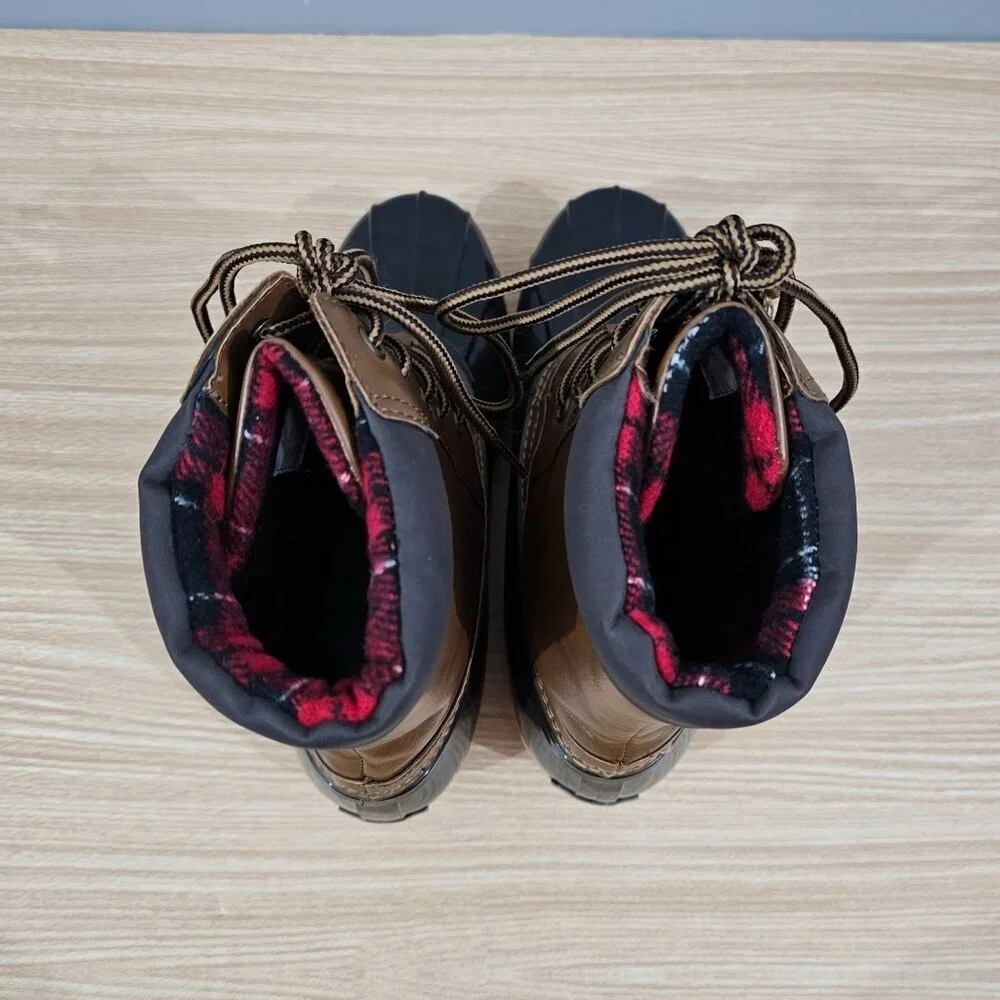 Sporto Boot Danielle Duck Womens Outdoor Shoe Insulated Brown Black Size 9